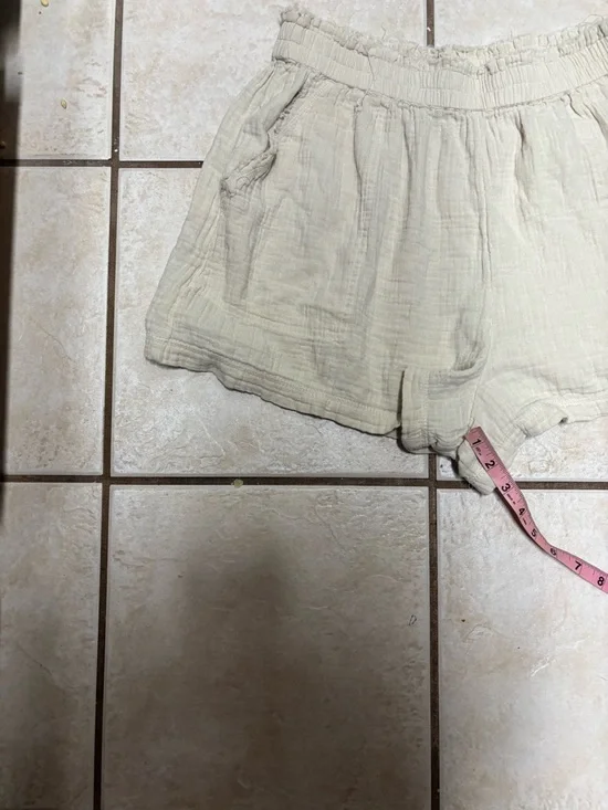 Aerie guazy high waisted shorts women's large 100 cotton - Picture 8 of 8